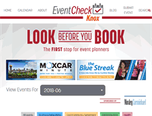 Tablet Screenshot of eventcheckknox.com
